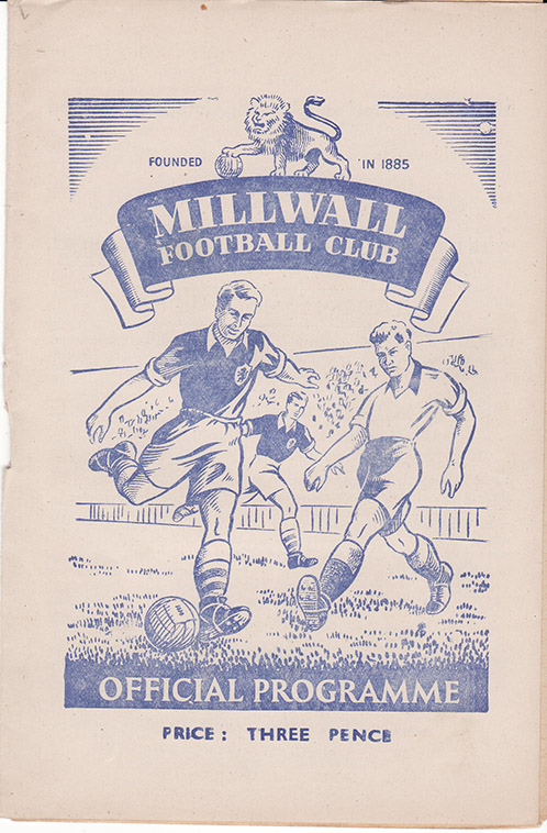 <b>Saturday, February 10, 1951</b><br />vs. Millwall (Away)